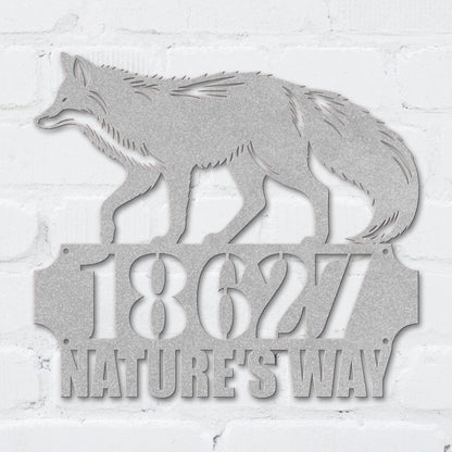 Foxy Address Sign - MISSIRON