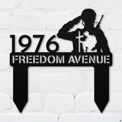 Freedom Address Sign - MISSIRON