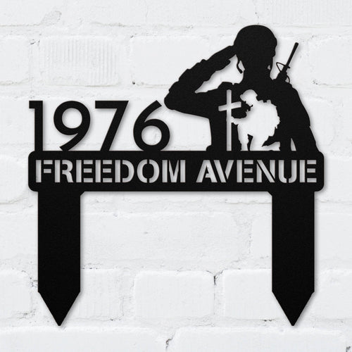 Freedom Address Sign - MISSIRON