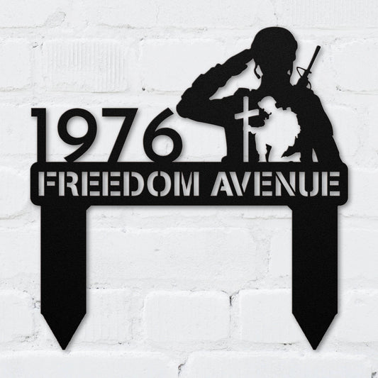 Freedom Address Sign - MISSIRON