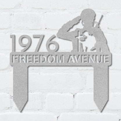 Freedom Address Sign - MISSIRON