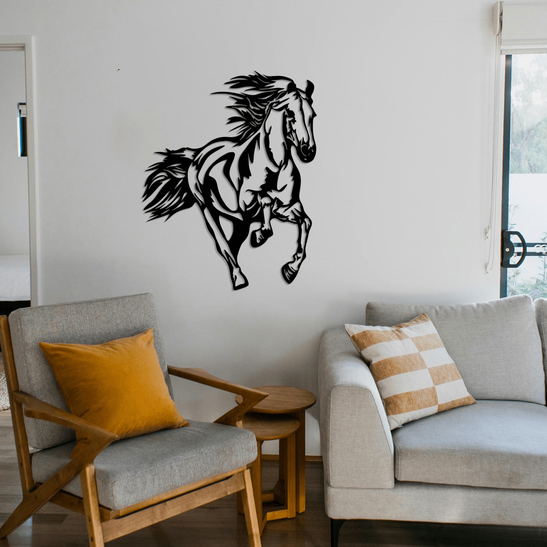 Galloping Horse Wall Art - MISSIRON