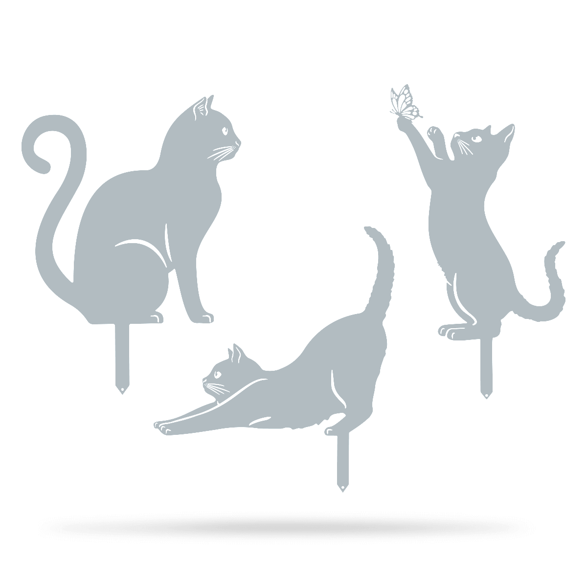 Garden Art - Cats 3 Pack - MISSIRON