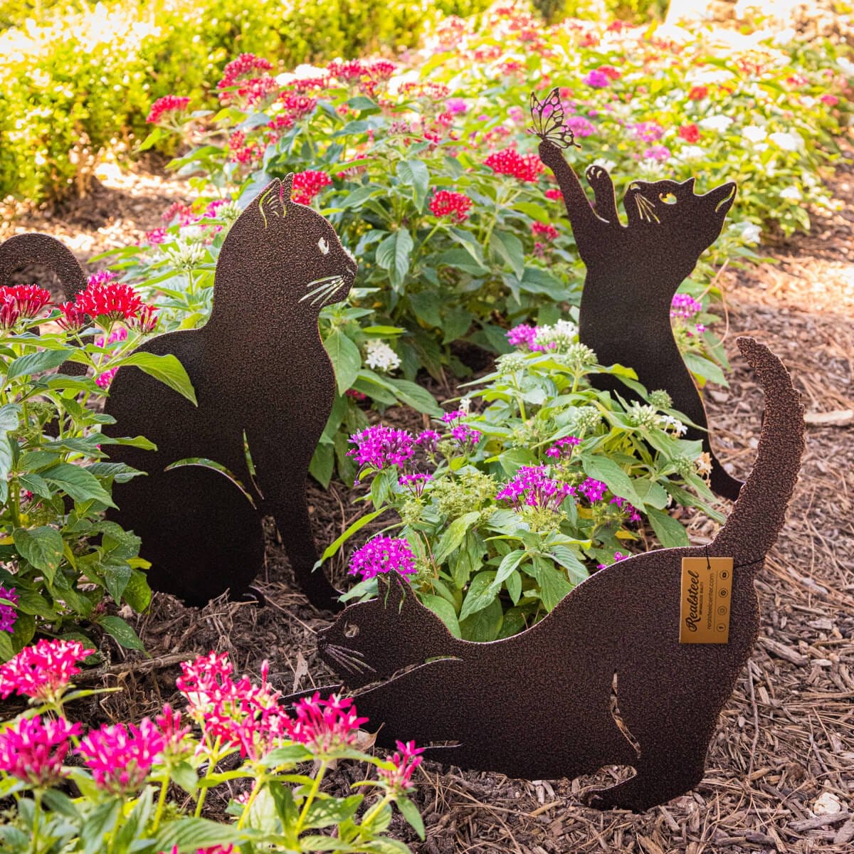 Garden Art - Cats 3 Pack - MISSIRON