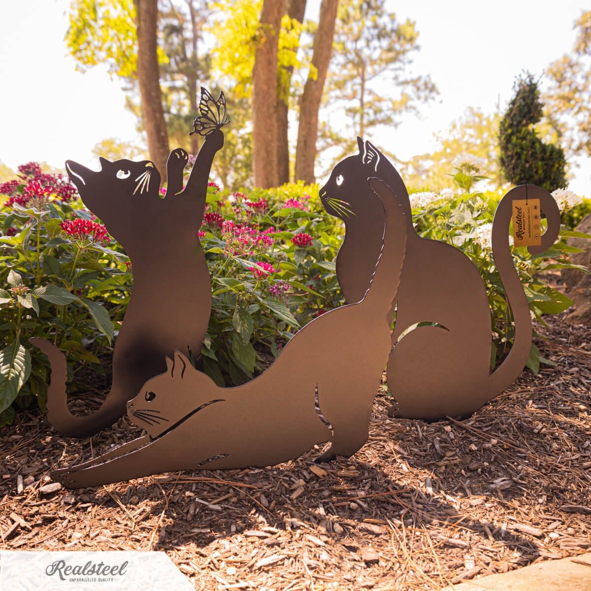 Garden Art - Cats 3 Pack - MISSIRON