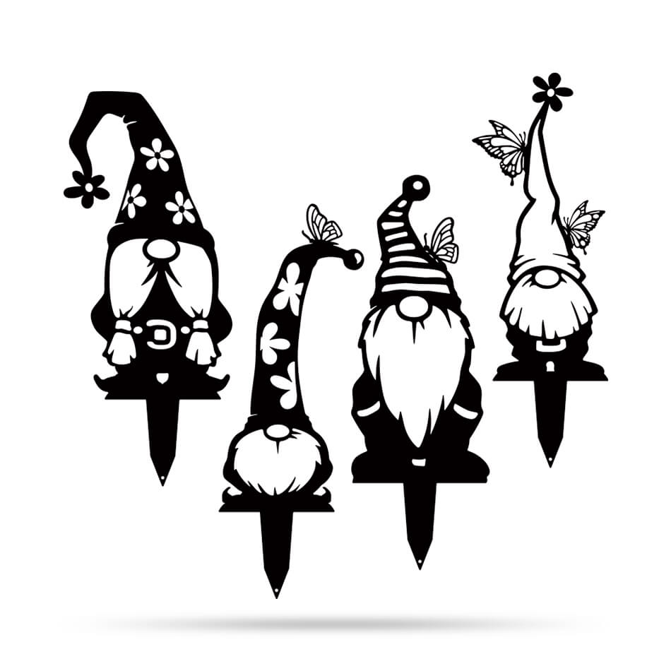 Garden Art - Gnomes 4 Pack - MISSIRON