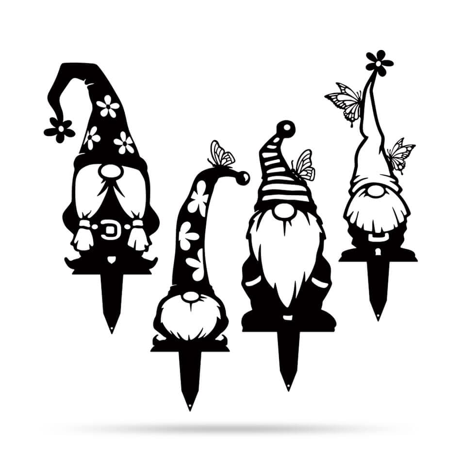 Garden Art - Gnomes 4 Pack - MISSIRON