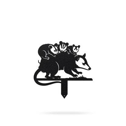 Garden Art - Opossums Garden Stake Set - MISSIRON