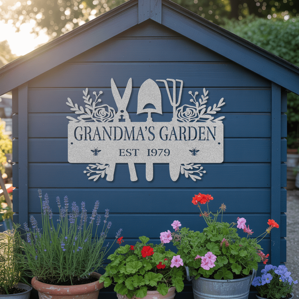 Garden Tools Metal Sign - MISSIRON