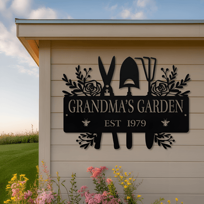 Garden Tools Metal Sign - MISSIRON