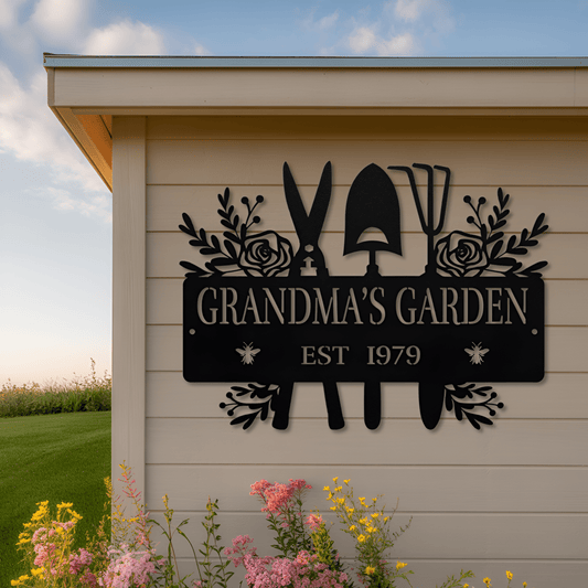 Garden Tools Metal Sign - MISSIRON