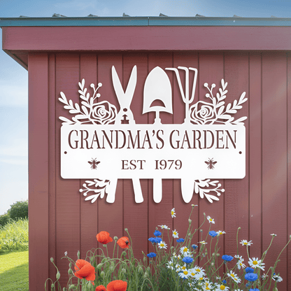 Garden Tools Metal Sign - MISSIRON