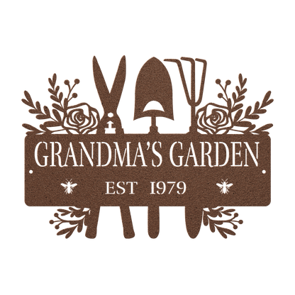 Garden Tools Metal Sign - MISSIRON