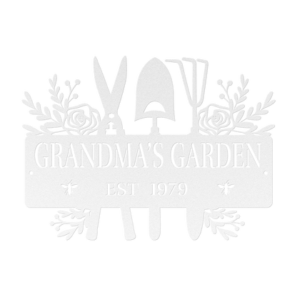 Garden Tools Metal Sign - MISSIRON