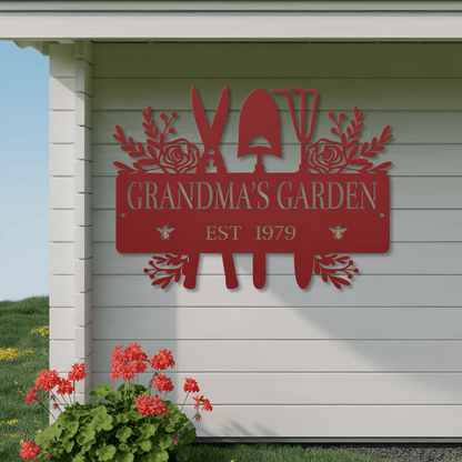 Garden Tools Metal Sign - MISSIRON