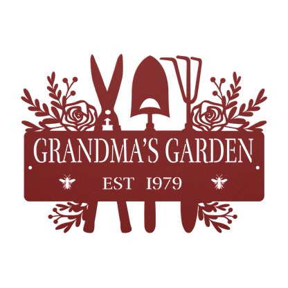 Garden Tools Metal Sign - MISSIRON