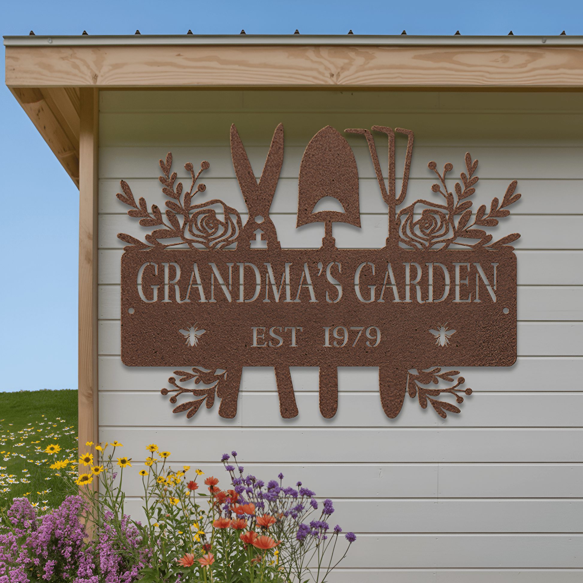 Garden Tools Metal Sign - MISSIRON