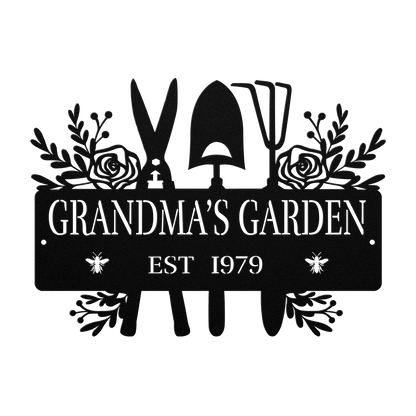 Garden Tools Metal Sign - MISSIRON