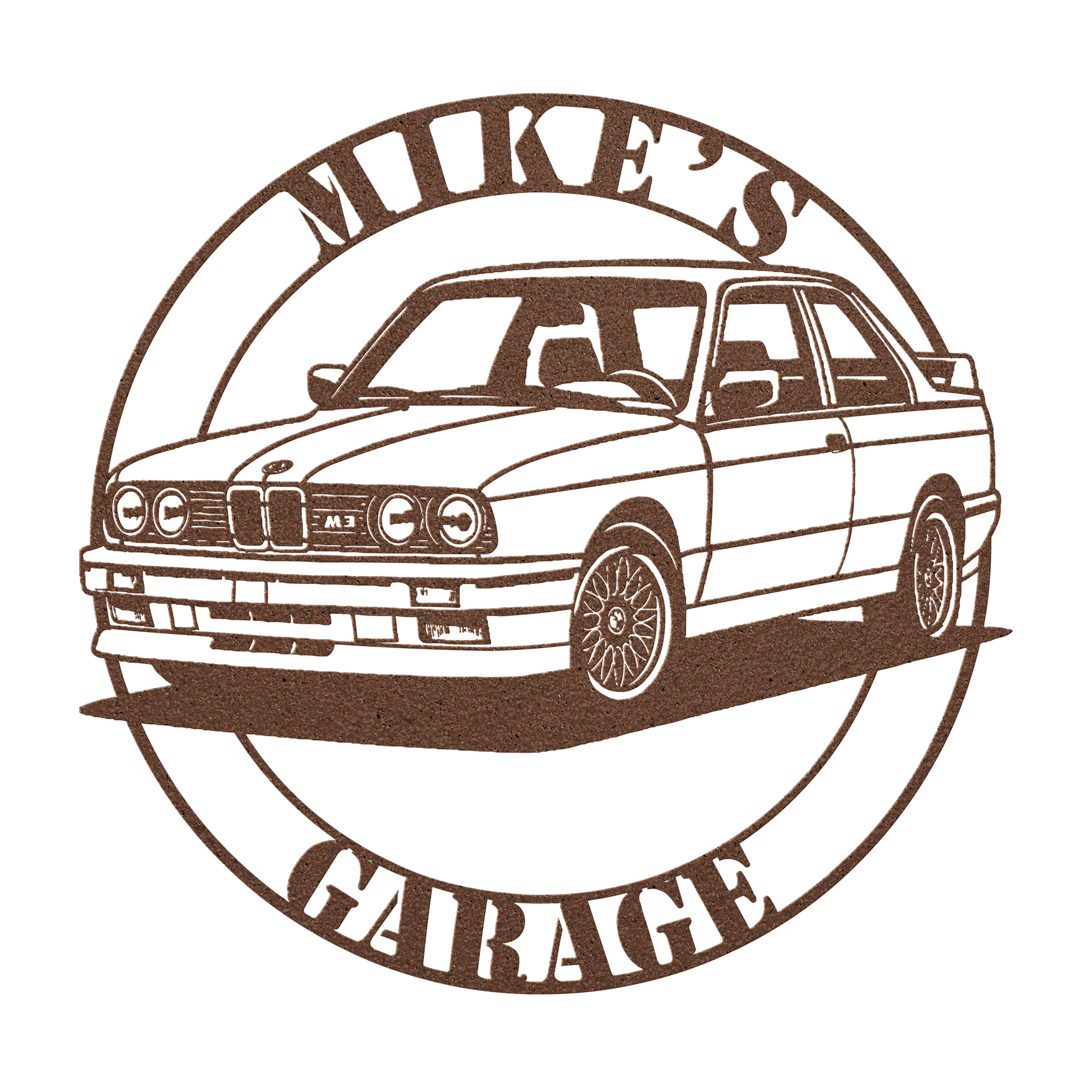 German Performance BMW Sports Car Metal Sign - MISSIRON