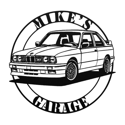 German Performance BMW Sports Car Metal Sign - MISSIRON