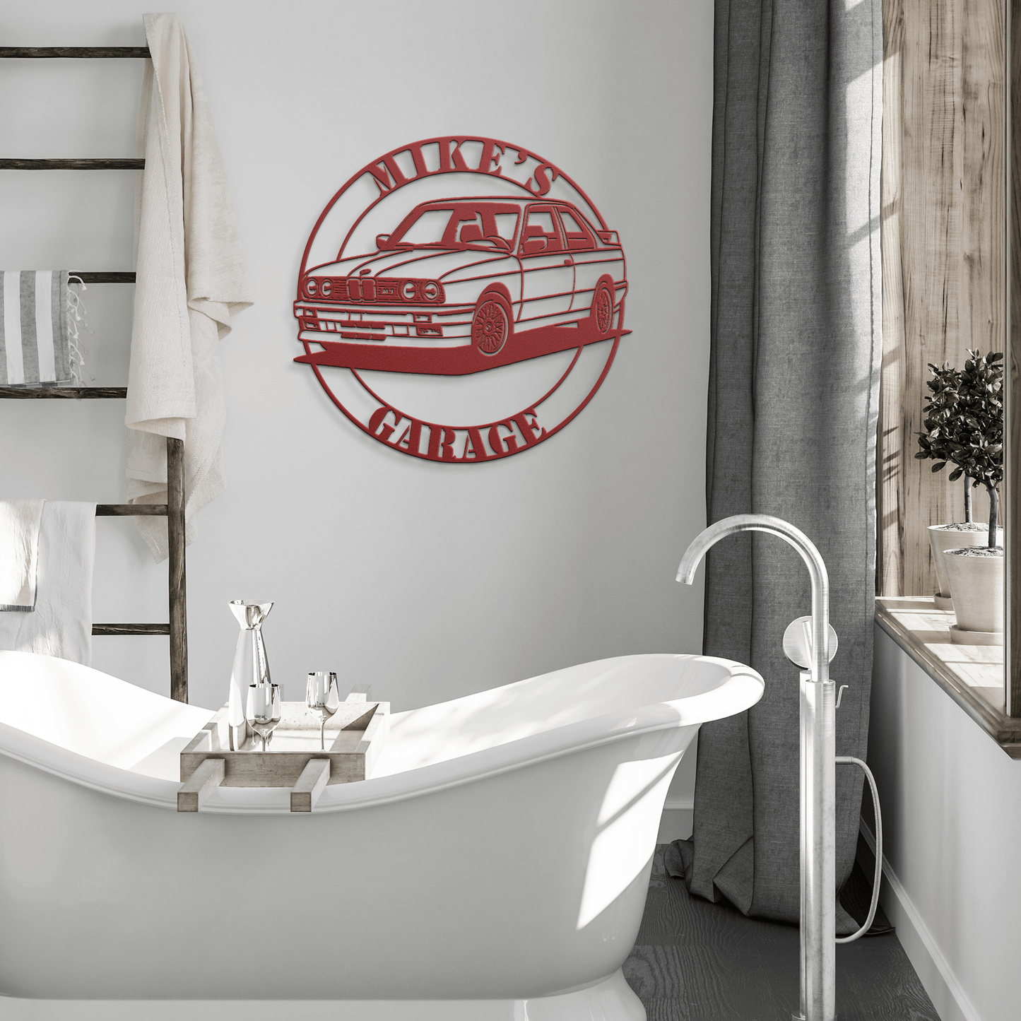 German Performance BMW Sports Car Metal Sign - MISSIRON