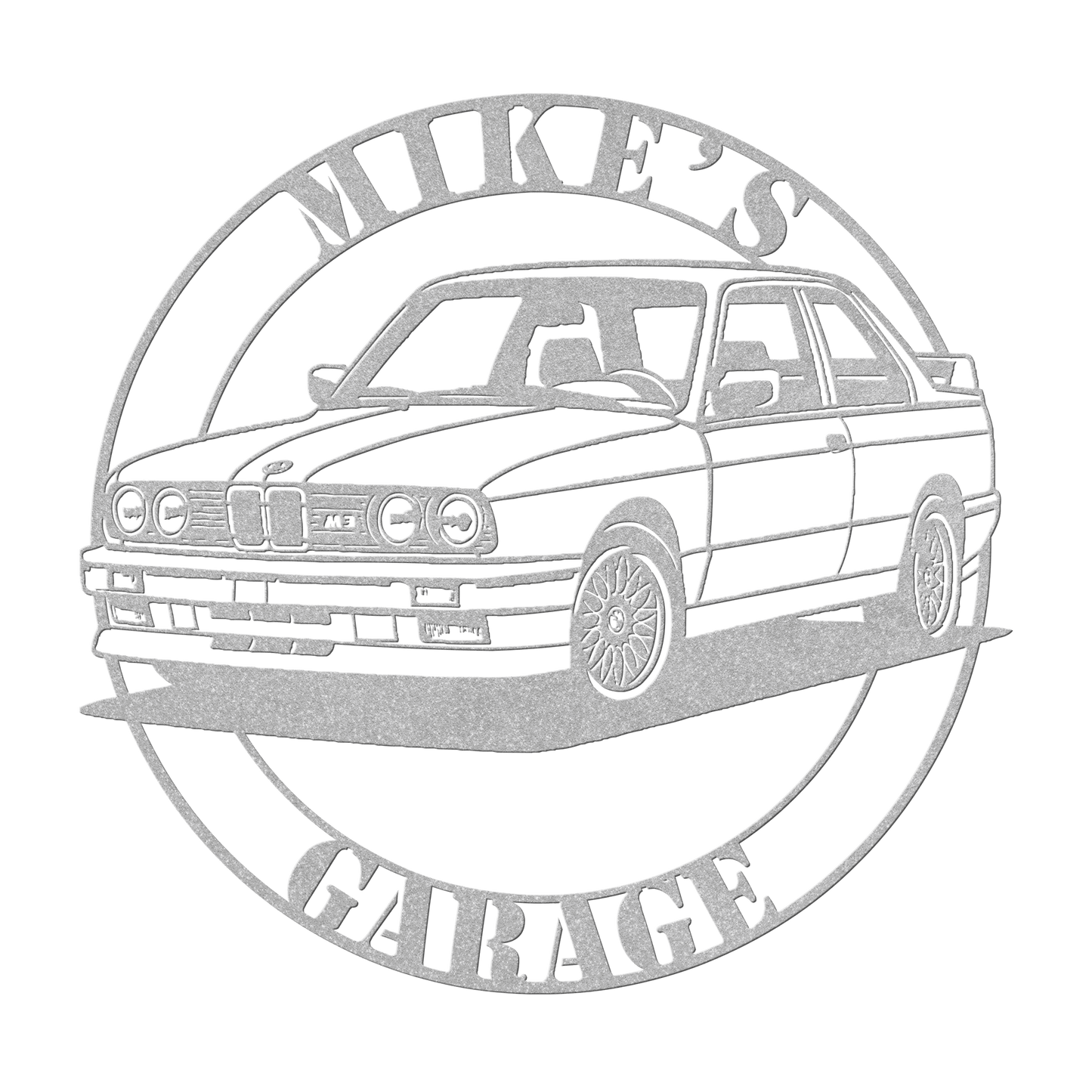 German Performance BMW Sports Car Metal Sign - MISSIRON