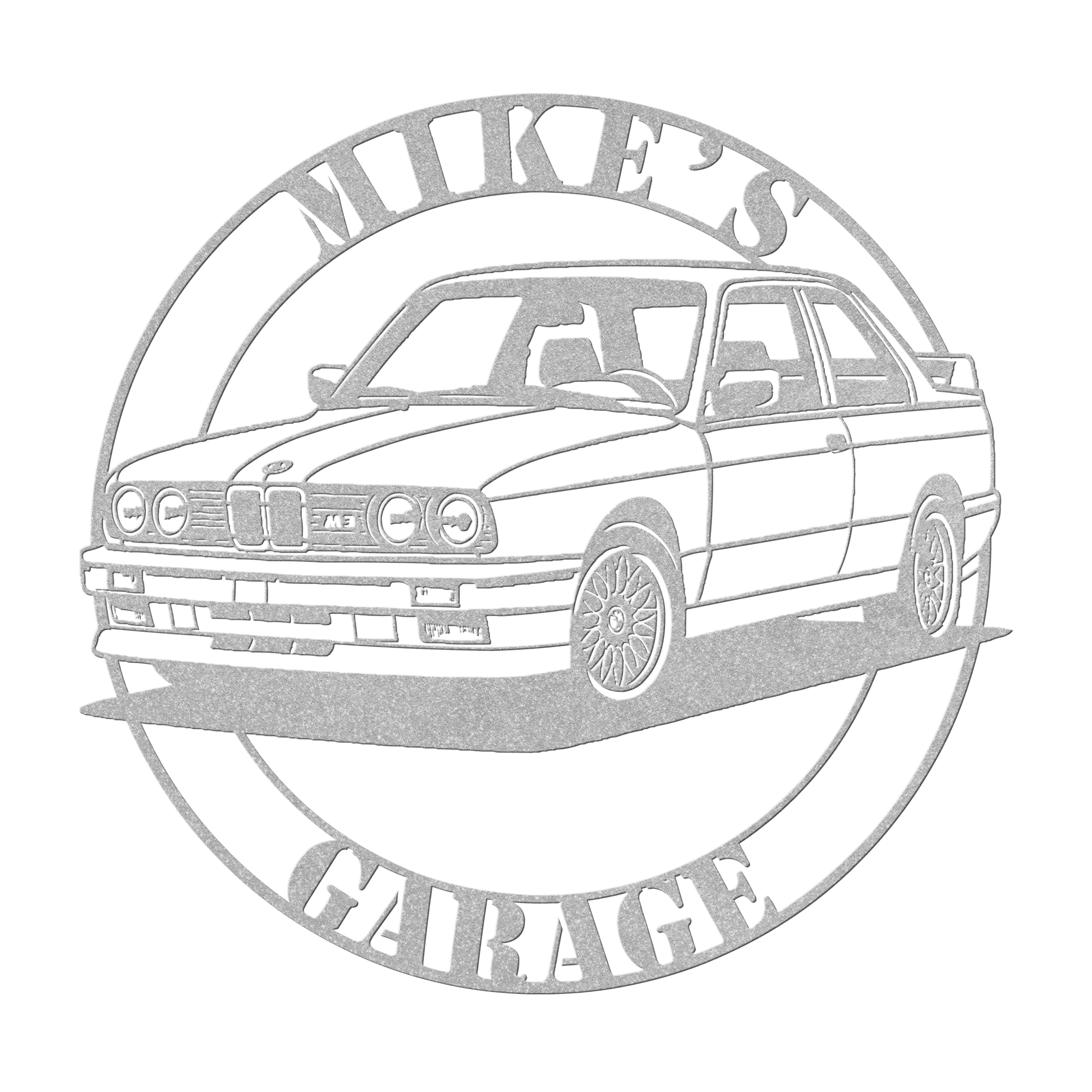 German Performance BMW Sports Car Metal Sign - MISSIRON