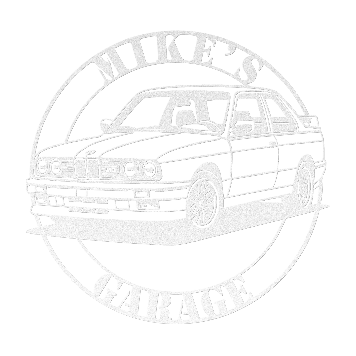 German Performance BMW Sports Car Metal Sign - MISSIRON