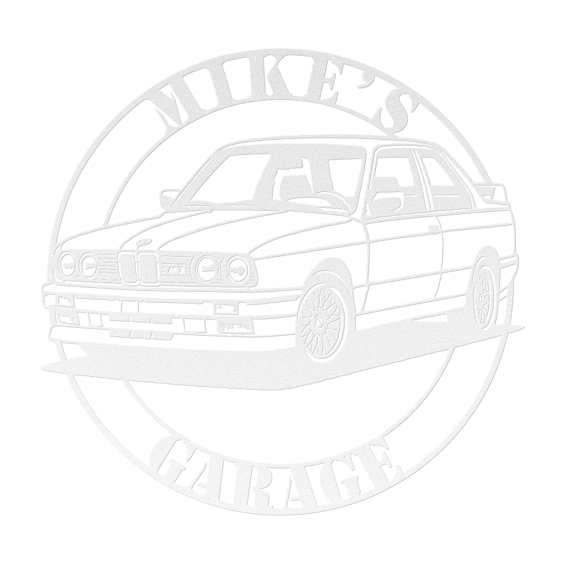 German Performance BMW Sports Car Metal Sign - MISSIRON