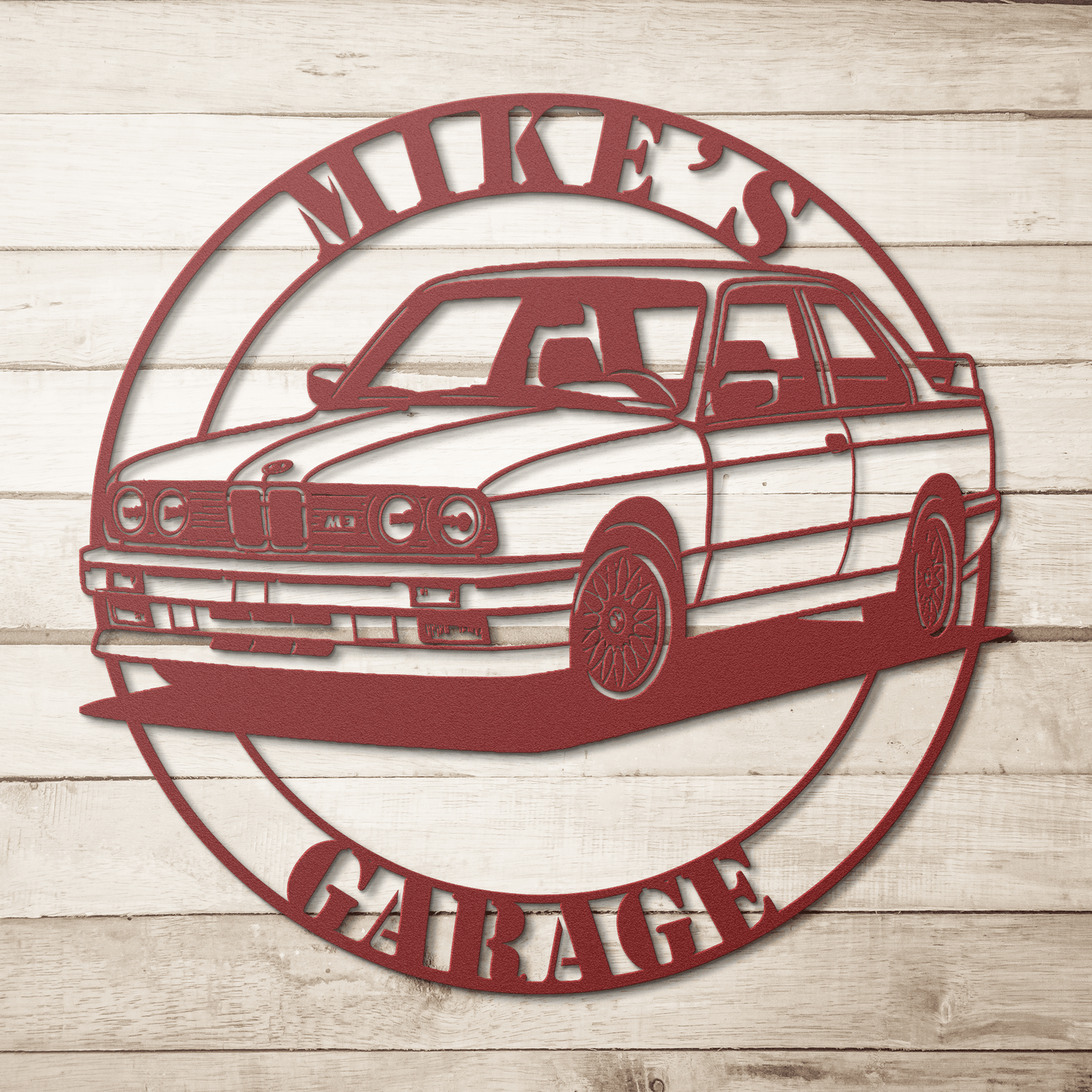 German Performance BMW Sports Car Metal Sign - MISSIRON