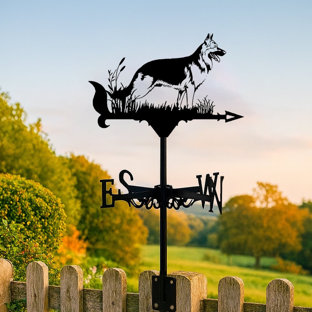 German Shepherd Stainless Steel Weathervane - MISSIRON