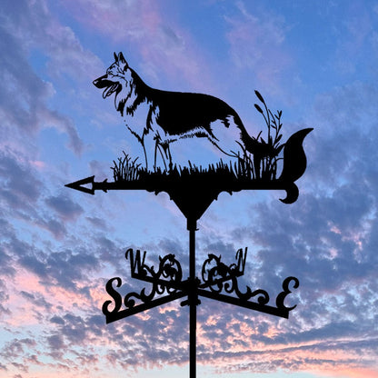 German Shepherd Stainless Steel Weathervane - MISSIRON