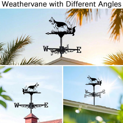 German Shepherd Stainless Steel Weathervane - MISSIRON