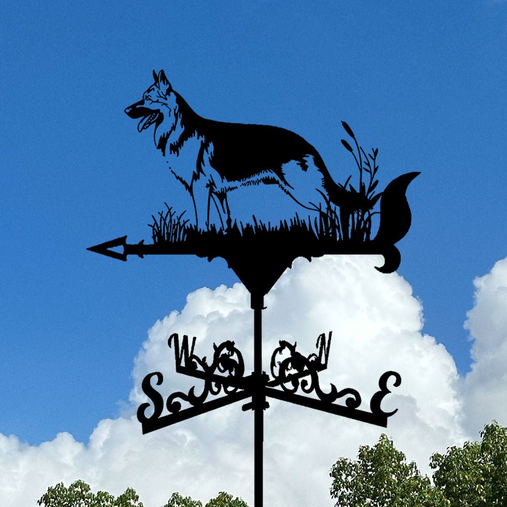 German Shepherd Stainless Steel Weathervane - MISSIRON