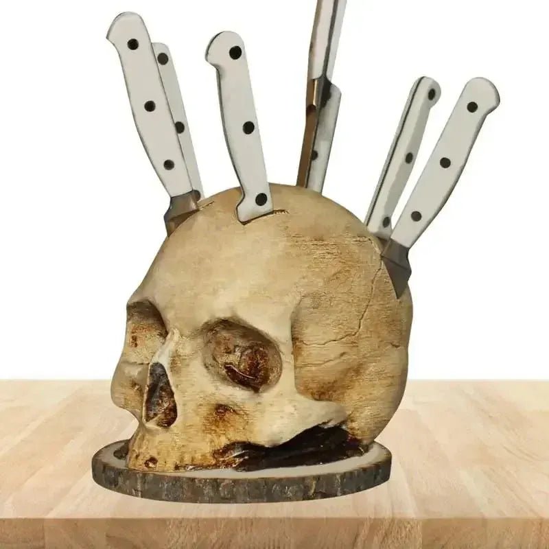 Gothic Skull Knife Holder - MISSIRON
