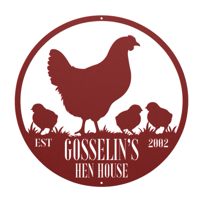 Hen House Metal Sign - MISSIRON