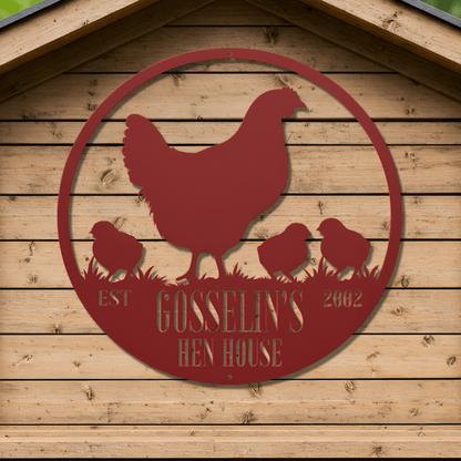 Hen House Metal Sign - MISSIRON