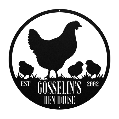 Hen House Metal Sign - MISSIRON