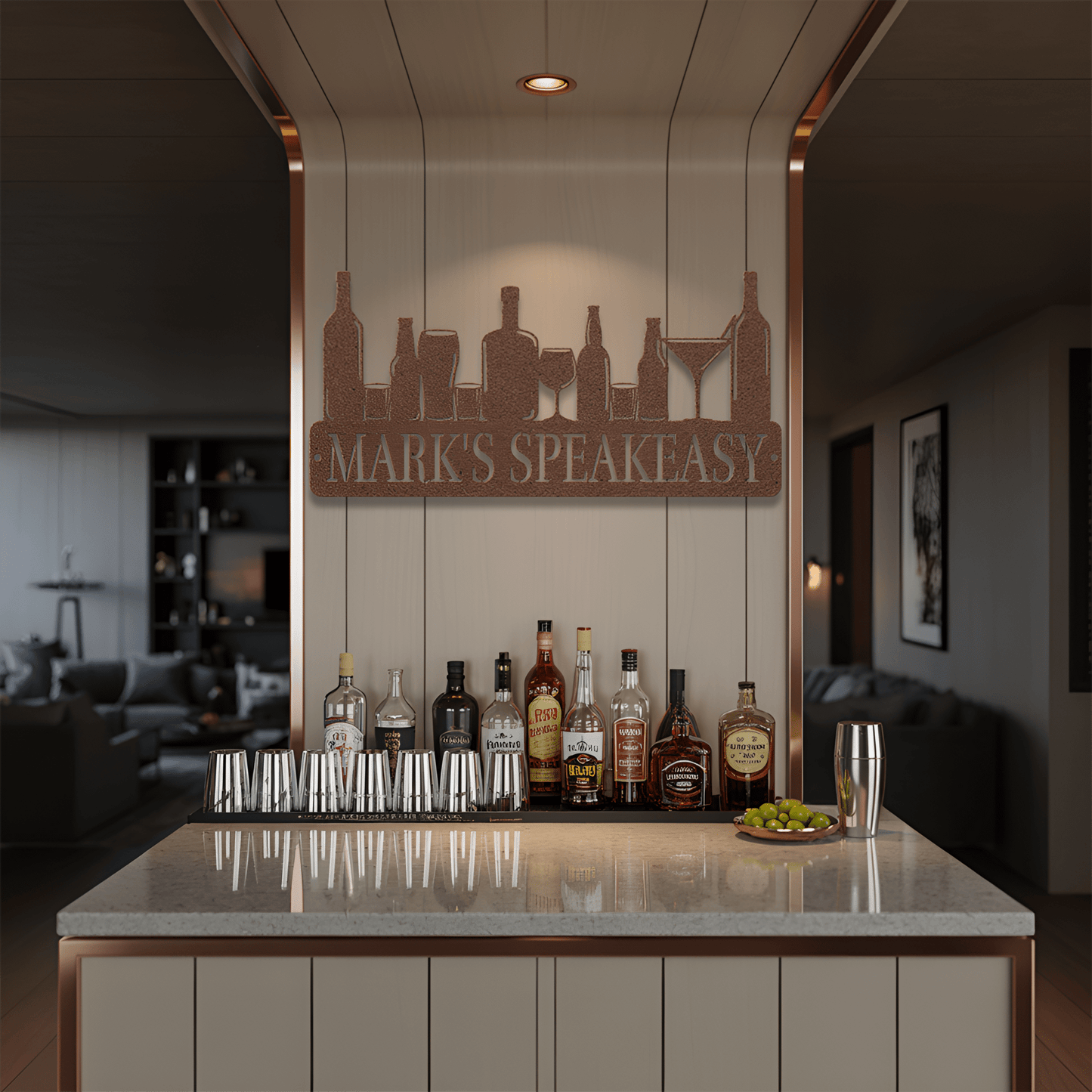 Home Bar Metal Sign - MISSIRON