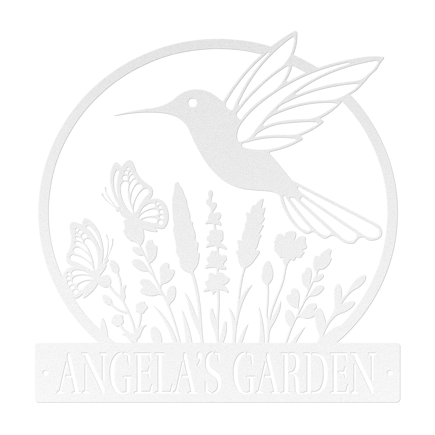 Hummingbird Garden Metal Sign - MISSIRON