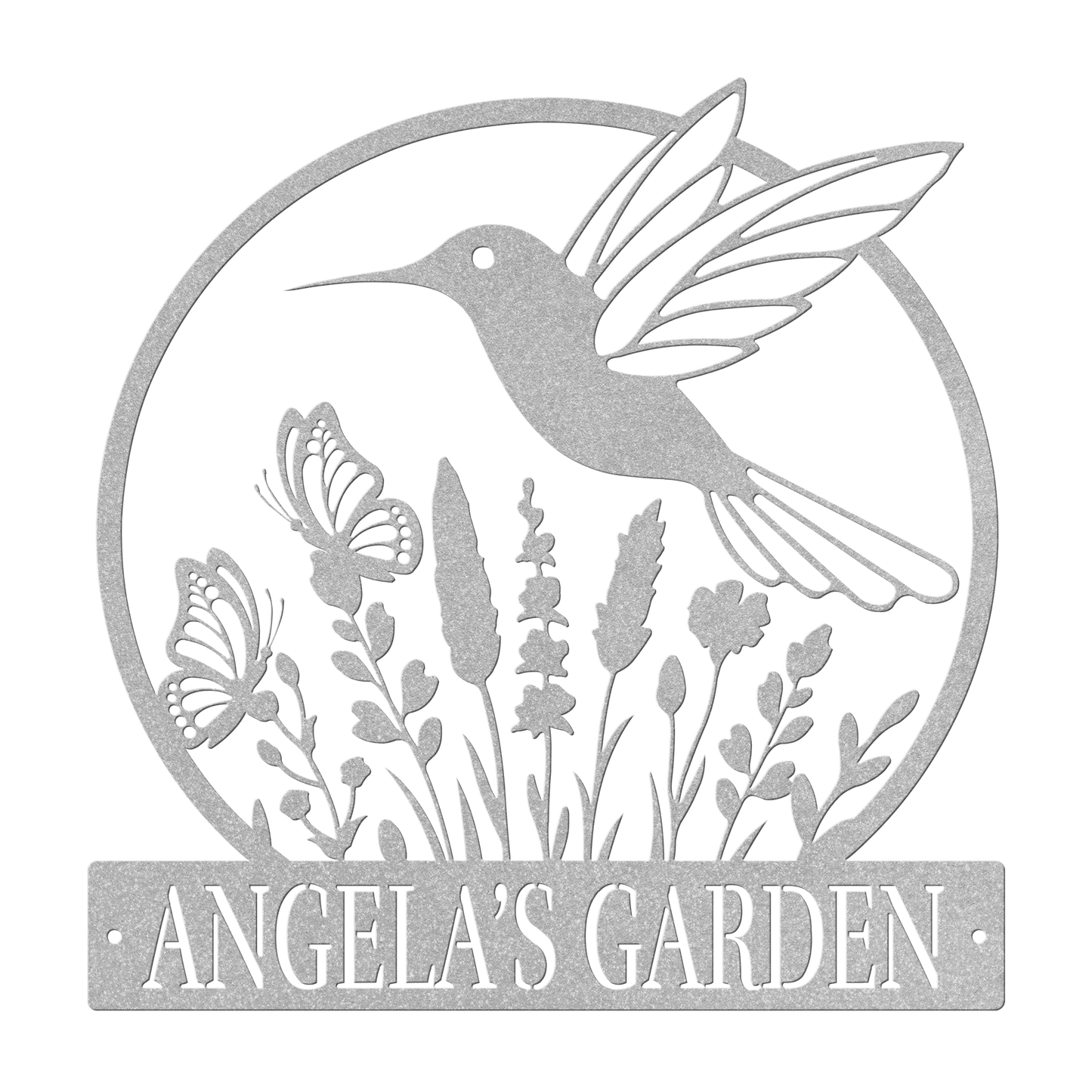 Hummingbird Garden Metal Sign - MISSIRON