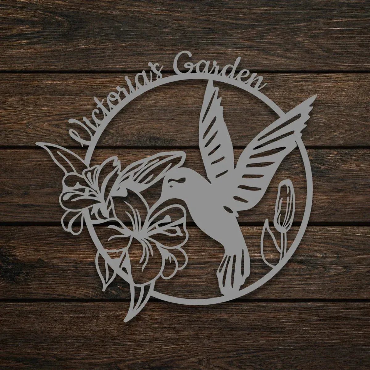 Hummingbird Metal Garden Sign Decor - MISSIRON