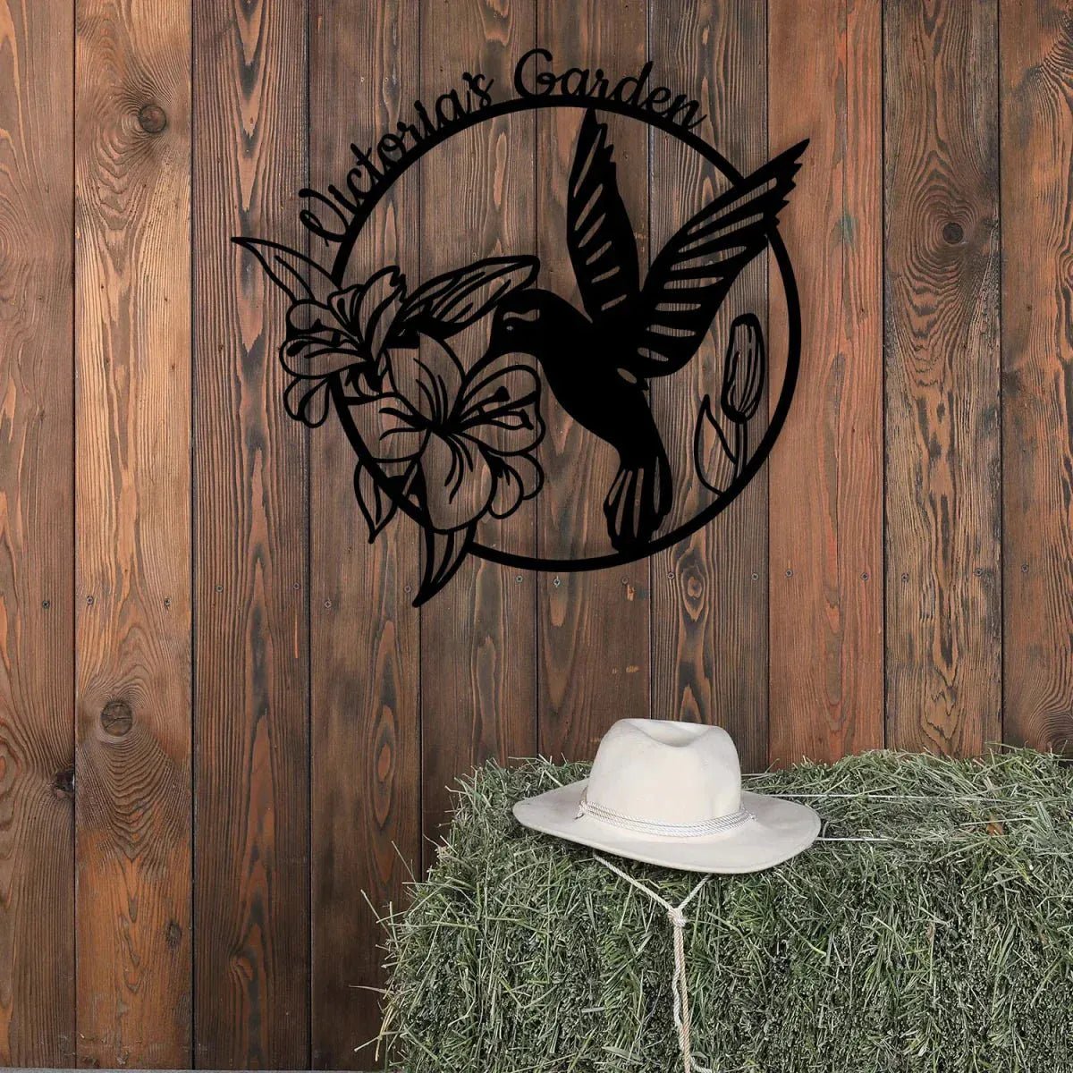 Hummingbird Metal Garden Sign Decor - MISSIRON