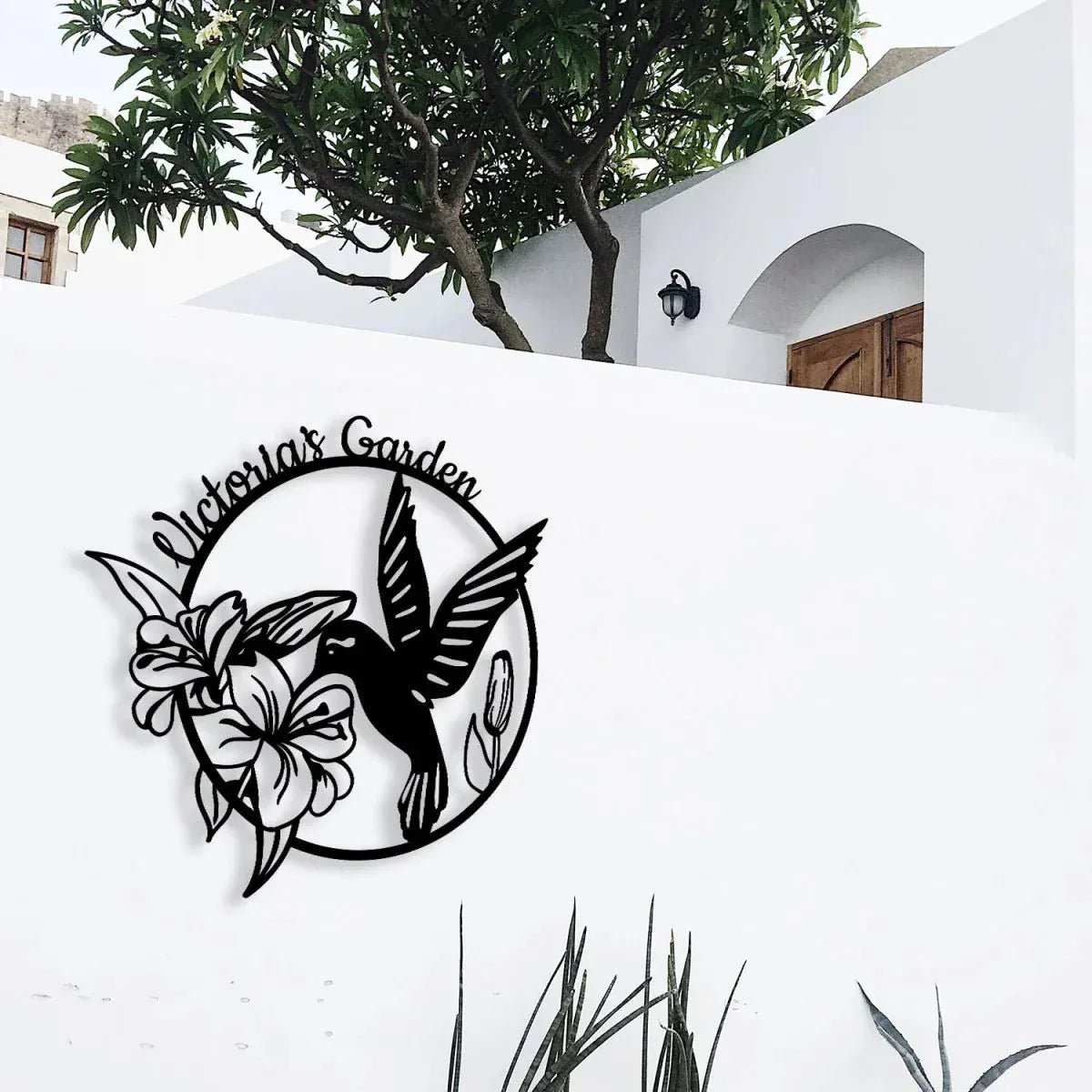 Hummingbird Metal Garden Sign Decor - MISSIRON