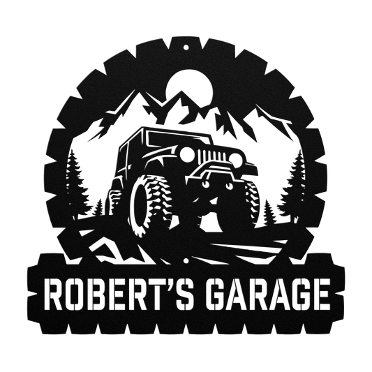 Jeep Garage Metal Sign - MISSIRON