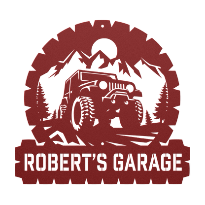Jeep Garage Metal Sign - MISSIRON