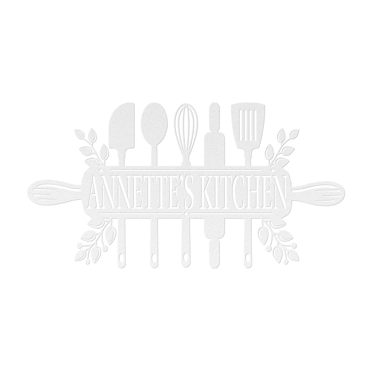 Kitchen Utensils Metal Sign - MISSIRON