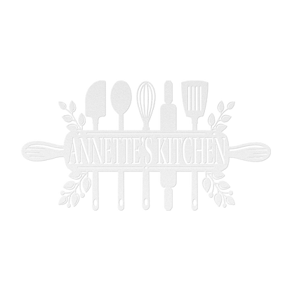 Kitchen Utensils Metal Sign - MISSIRON