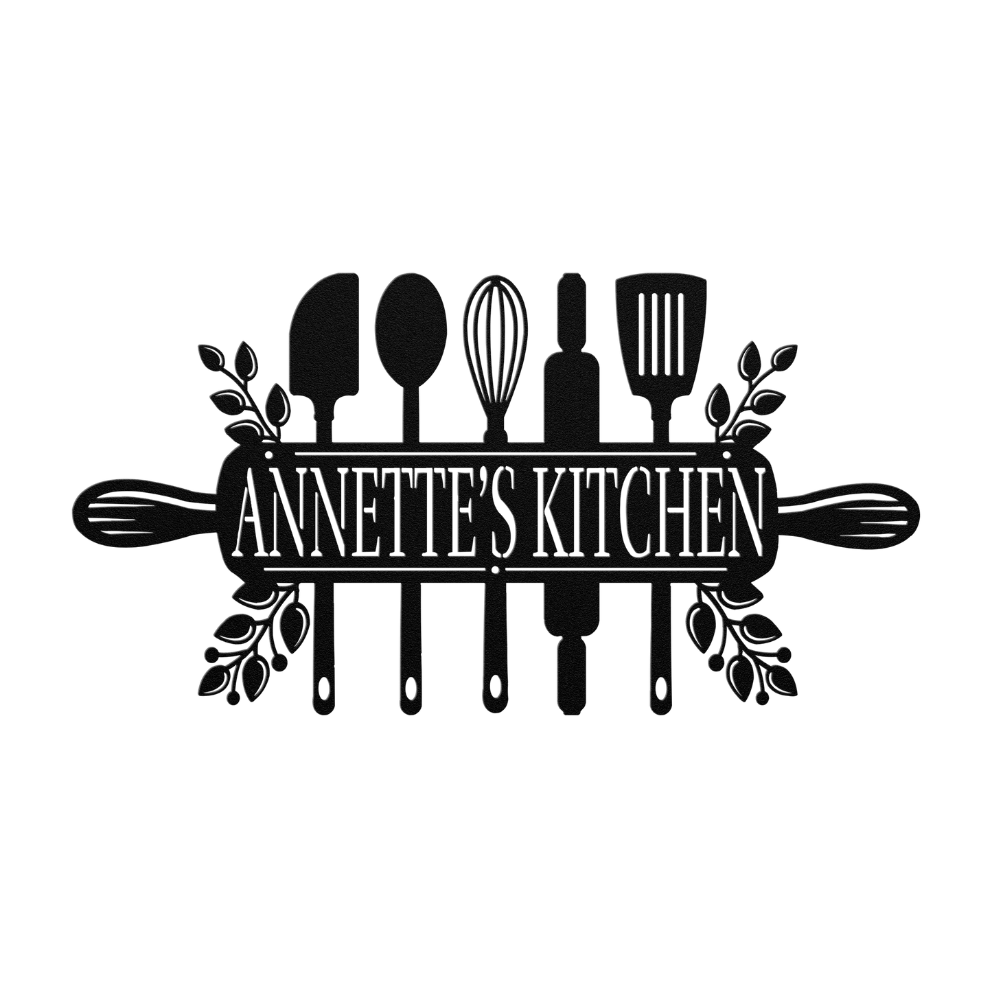 Kitchen Utensils Metal Sign - MISSIRON