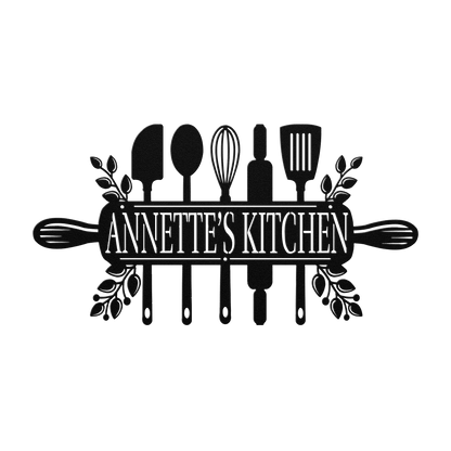 Kitchen Utensils Metal Sign - MISSIRON